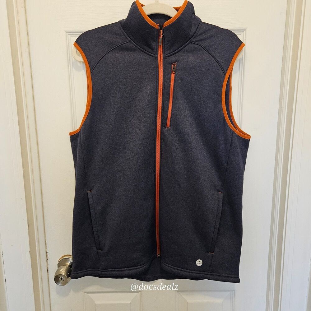 L.L. Bean Gray Vest Zip Up Men's Large